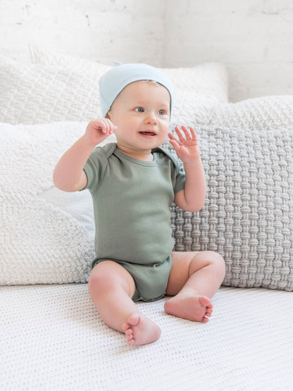 Classic Short Sleeve Bodysuit - Thyme