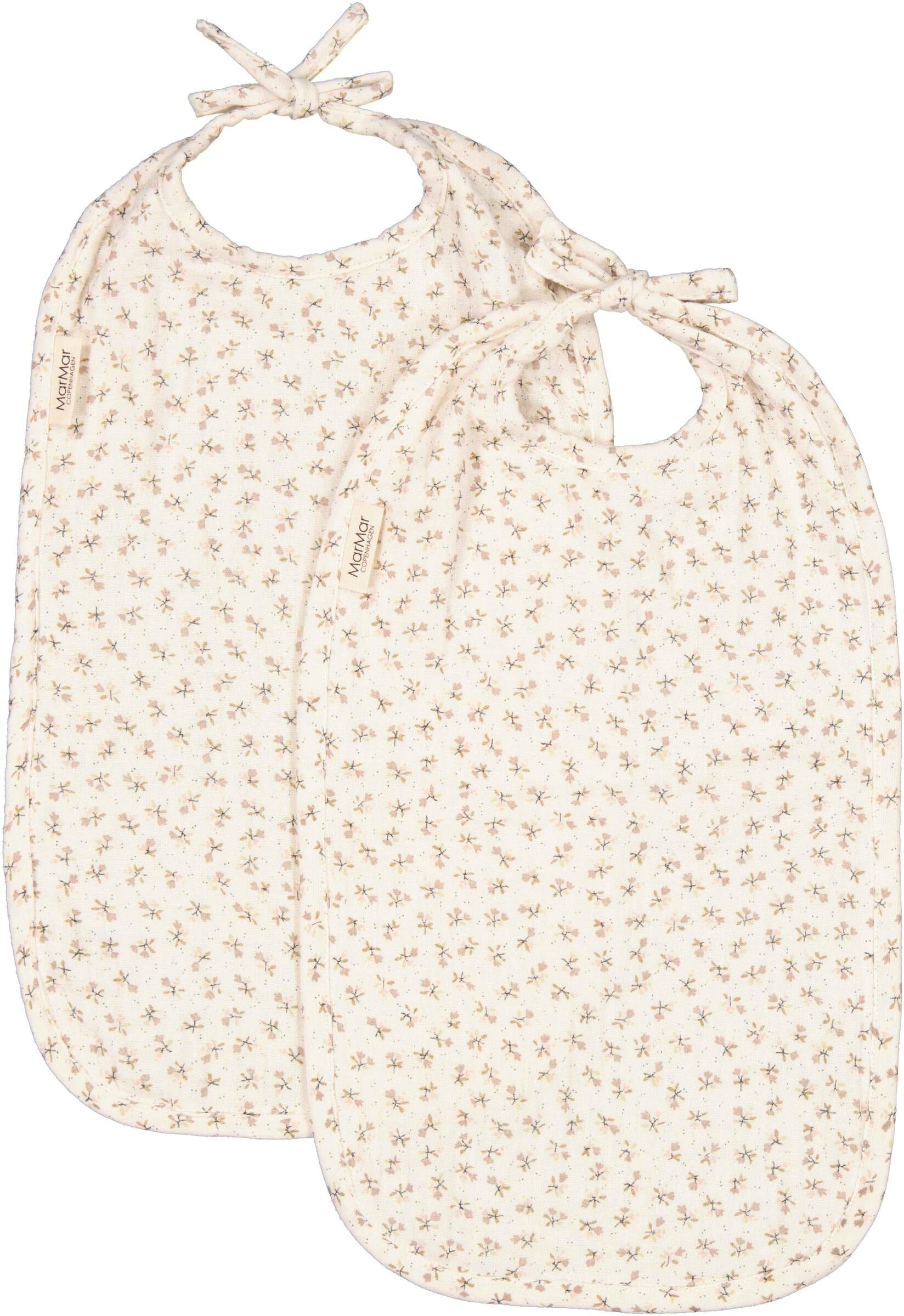 2 pack long fabric bibs - petites fleurs - MarMar Copenhagen - Bib