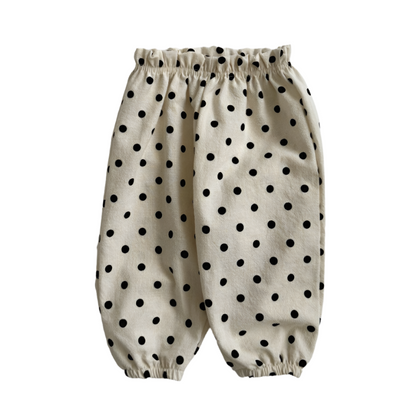 BongBong Pants - Black Polka Dot