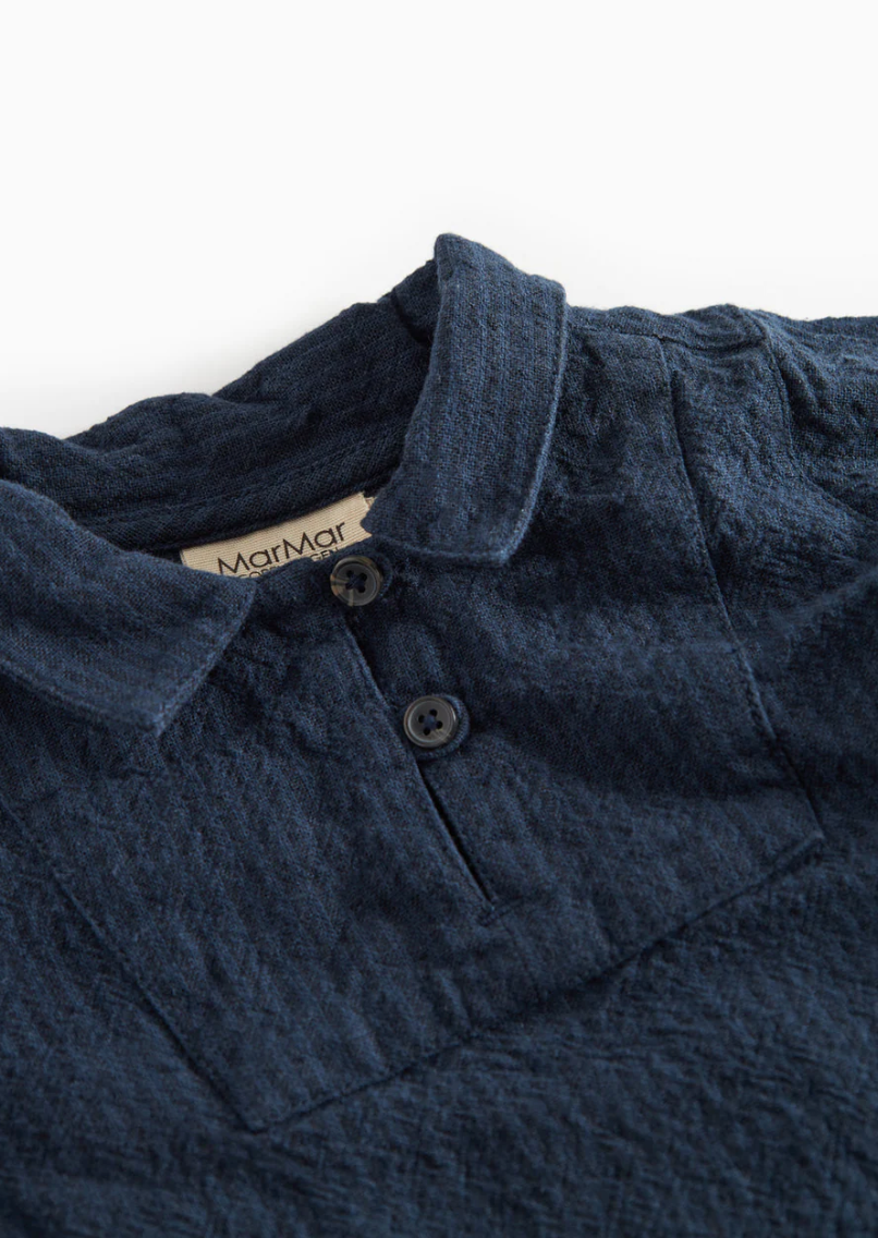 marmar copenhagen baby boy shirt - chambray longsleeve 'tovas'