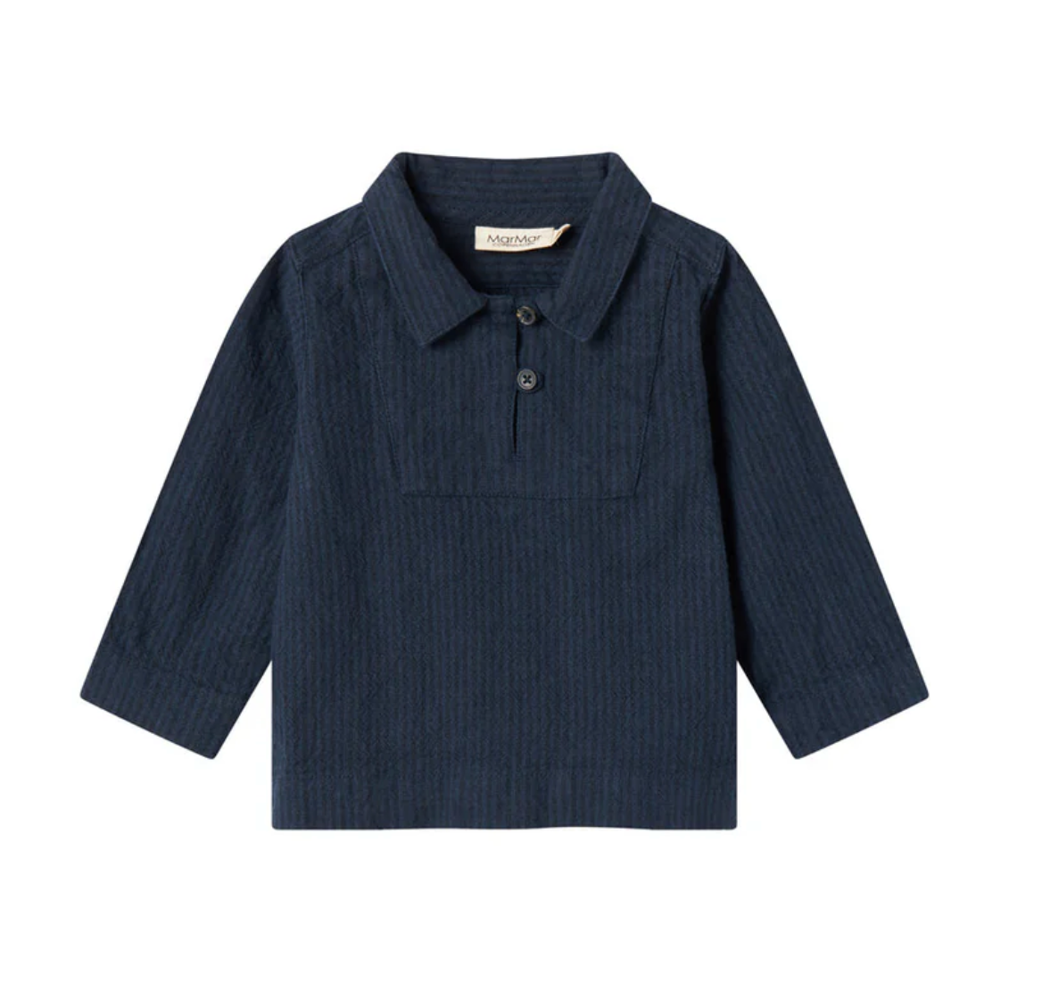 marmar copenhagen baby boy shirt - chambray longsleeve 'tovas'