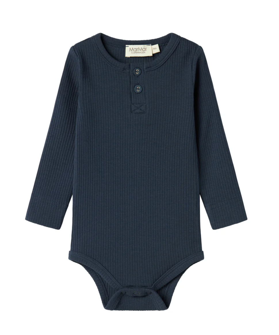 marmar copenhagen baby bodysuit - navy