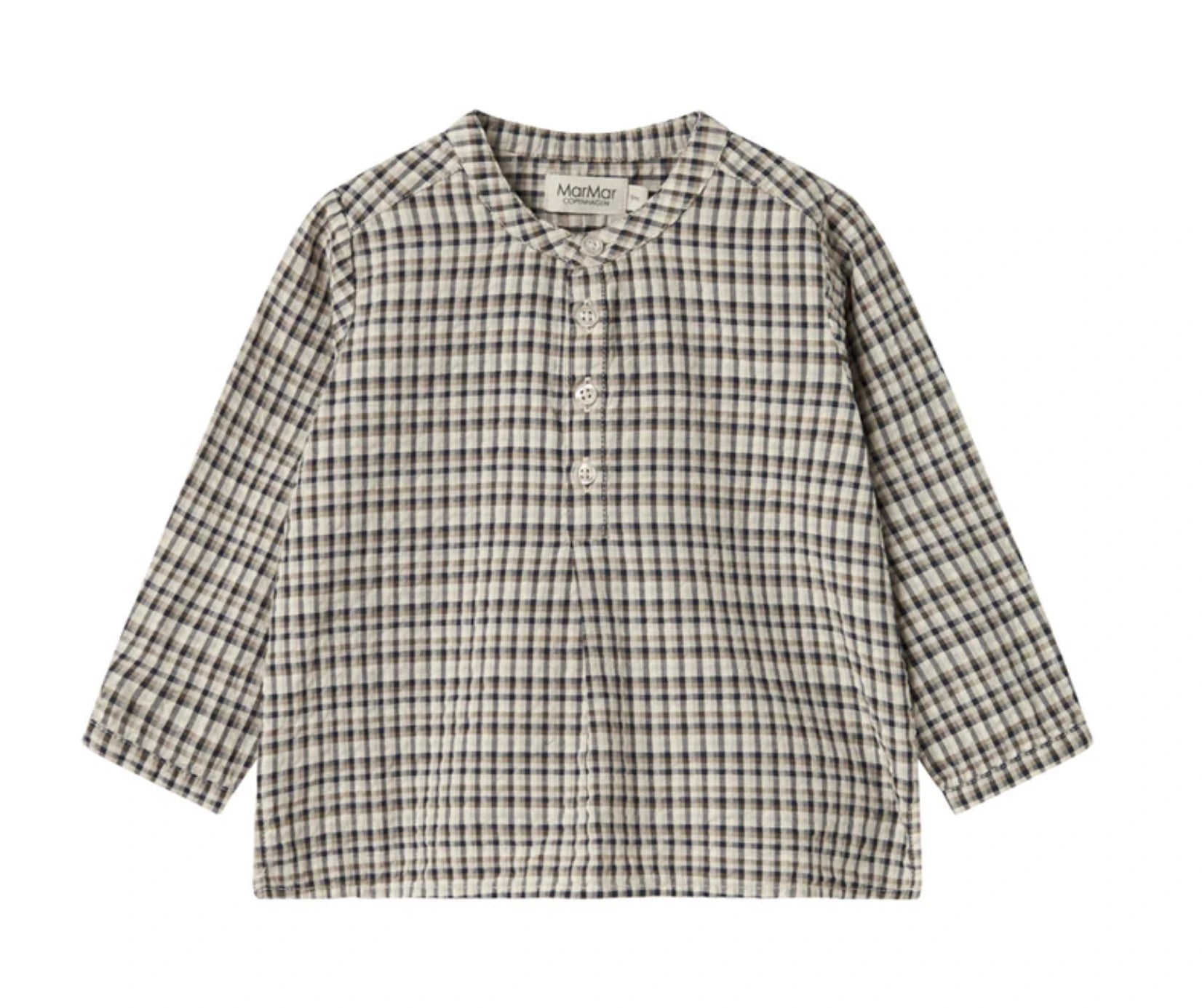 marmar copenhagen button down - checkered longsleeve 'totoro'