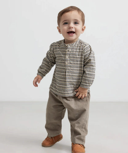 marmar copenhagen button down - checkered longsleeve 'totoro'
