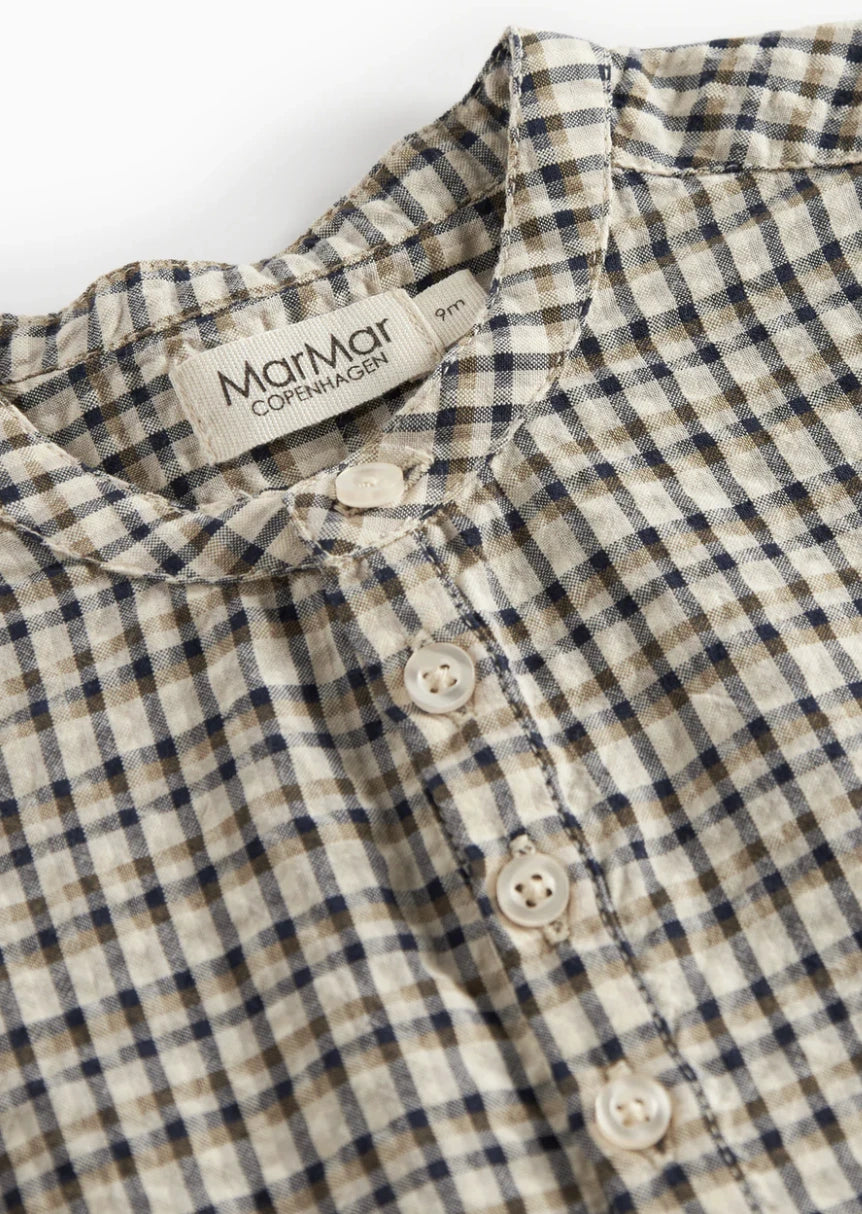 marmar copenhagen button down - checkered longsleeve 'totoro'