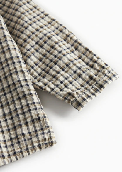 marmar copenhagen button down - checkered longsleeve 'totoro'