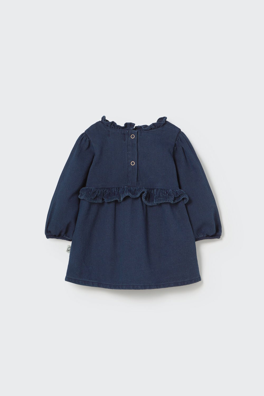 baby dobby denim dress - 'praia ' - cozmo - My Little Cozmo - 
