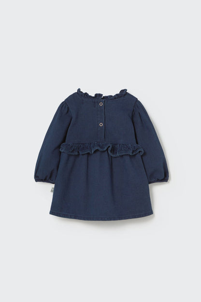 baby dobby denim dress - 'praia ' - cozmo - My Little Cozmo - 