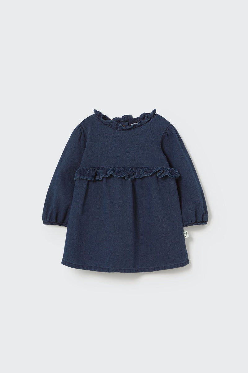 baby dobby denim dress - 'praia ' - cozmo - My Little Cozmo - 