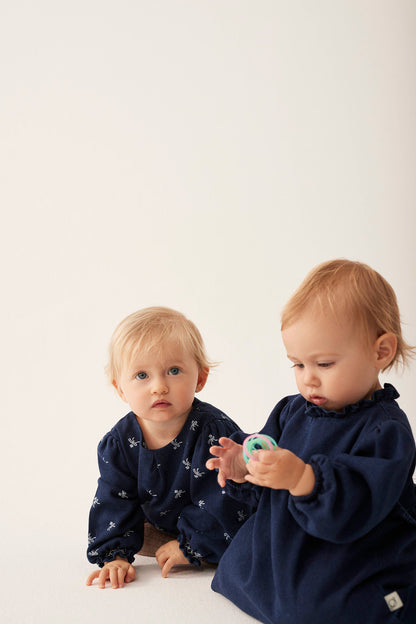 baby dobby denim dress - 'praia ' - cozmo - My Little Cozmo - 