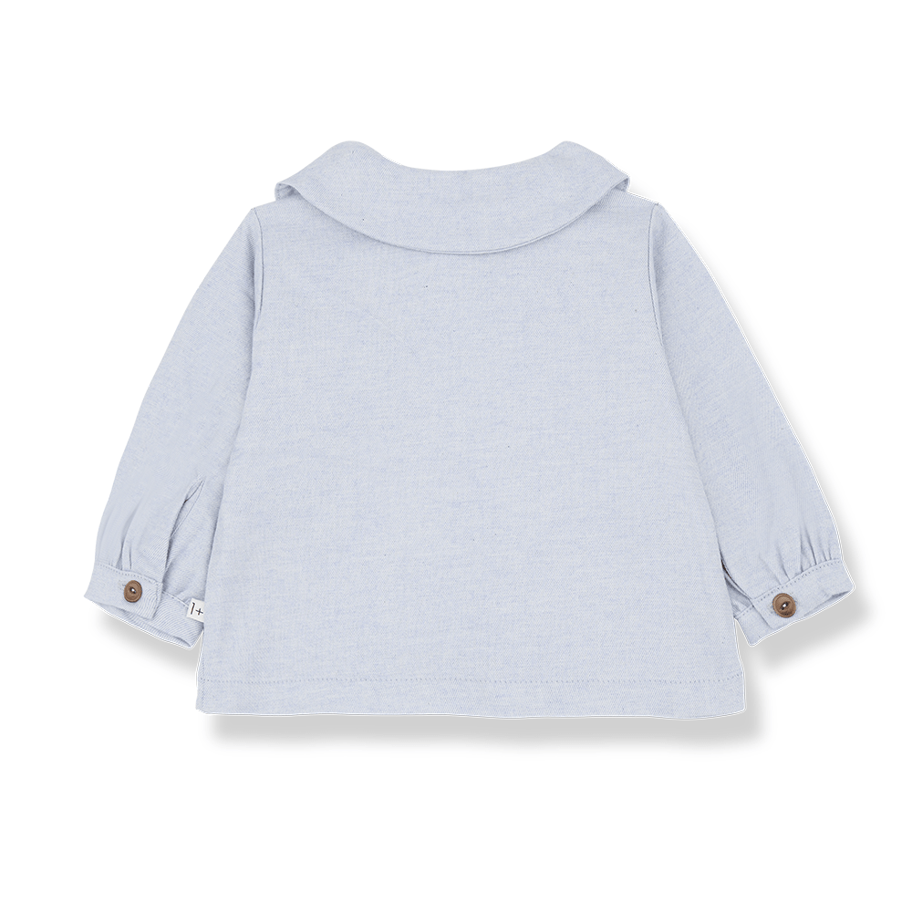 baby light blue collared blouse - 'nadia' by +1 in the family - +1 in the family - Top