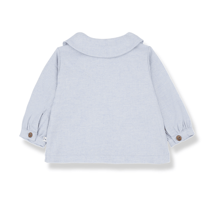 baby light blue collared blouse - 'nadia' by +1 in the family - +1 in the family - Top
