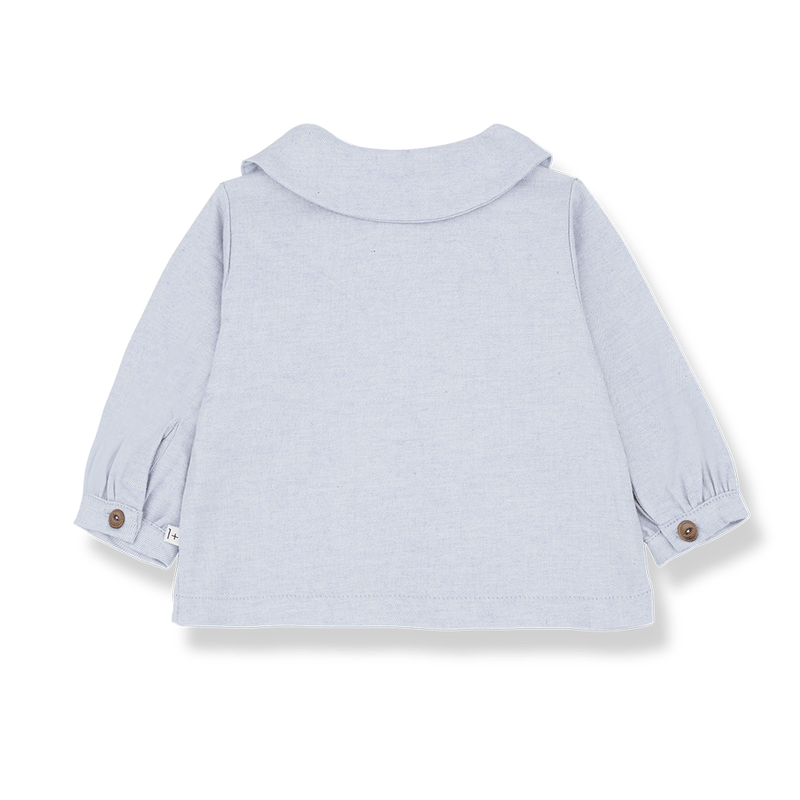 baby light blue collared blouse - 'nadia' by +1 in the family - +1 in the family - Top