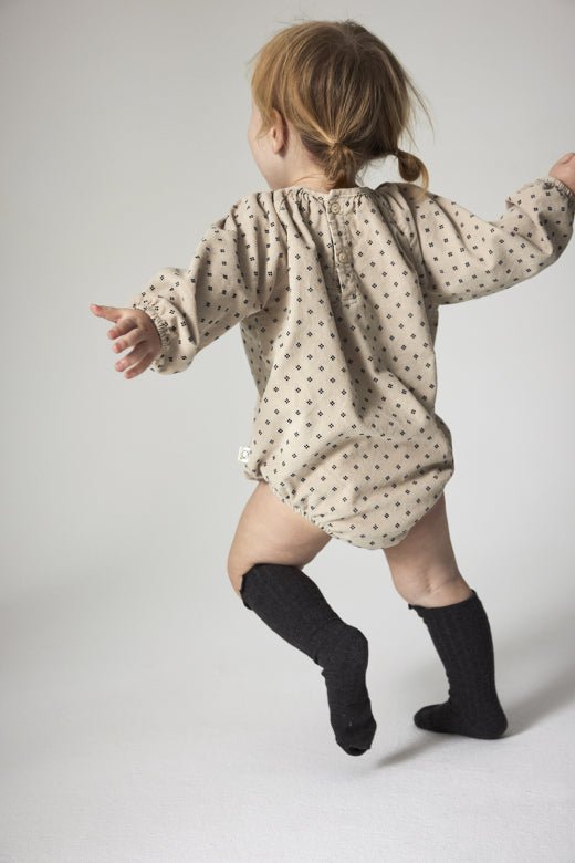cozmo bodysuit - royal blue corduroy 'freeda' - My Little Cozmo - Bodysuit