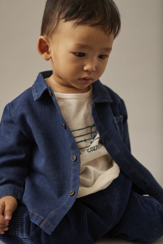 cozmo button down - dobby denim 'gabriel' - My Little Cozmo - Button Down