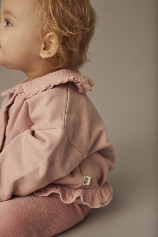 cozmo cardigan - soft white puffed fleece 'maui' - My Little Cozmo - Cardigan