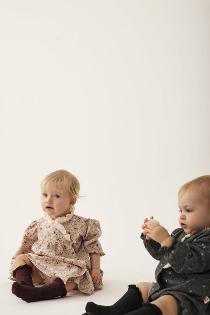 cozmo dress - melange floral flannel 'berna' - My Little Cozmo - Dress