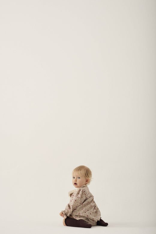 cozmo dress - melange floral flannel 'berna' - My Little Cozmo - Dress
