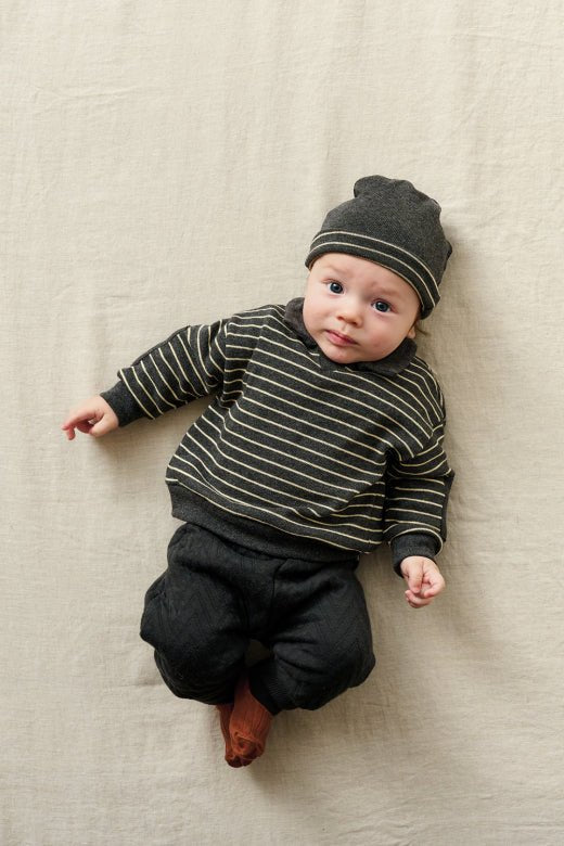 cozmo sweater - striped grey 'saint' - My Little Cozmo - Sweater