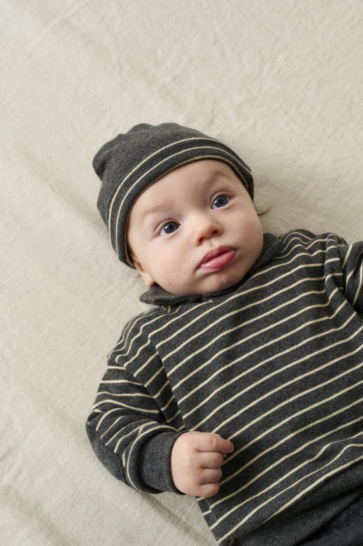 cozmo sweater - striped grey 'saint' - My Little Cozmo - Sweater