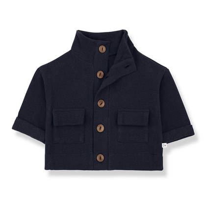 dark blue button down jacket - 'thor' by +1 in the family - +1 in the family - Sweater + Jacket
