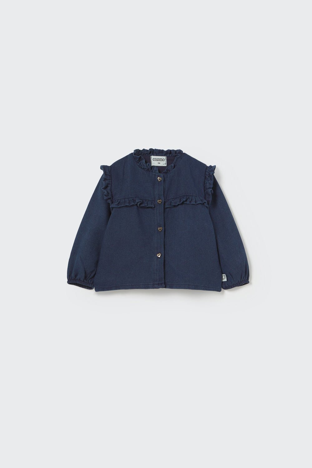 dobby denim baby blouse - 'nicole' - cozmo - My Little Cozmo - 
