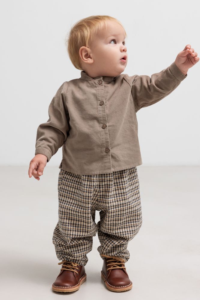 longsleeve button down - mud 'tomi b' - marmar copenhagen - MarMar Copenhagen - 
