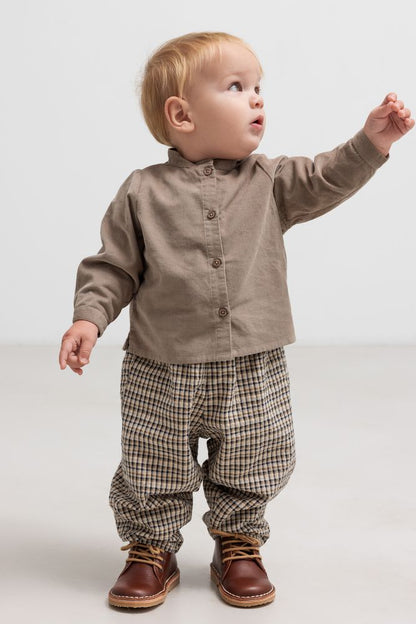 longsleeve button down - mud 'tomi b' - marmar copenhagen - MarMar Copenhagen - 