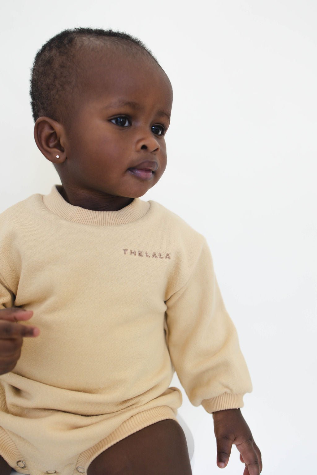 longsleeve round collar bodysuit - yellow "day" - The Lala - One - piece