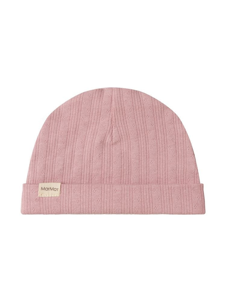 marmar copenhagen beanie - rose pointelle 'aiko' - MarMar Copenhagen - Beanie