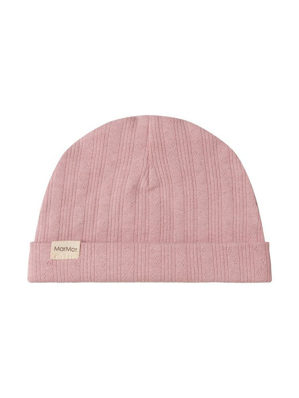 marmar copenhagen beanie - rose pointelle 'aiko' - MarMar Copenhagen - Beanie