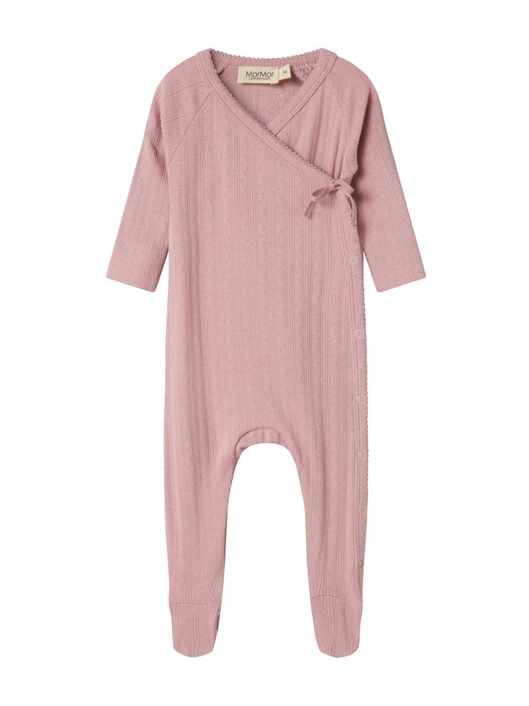marmar copenhagen jumpsuit - soft berry longsleeve kimono wrap 'rubetta' - MarMar Copenhagen - Jumpsuit
