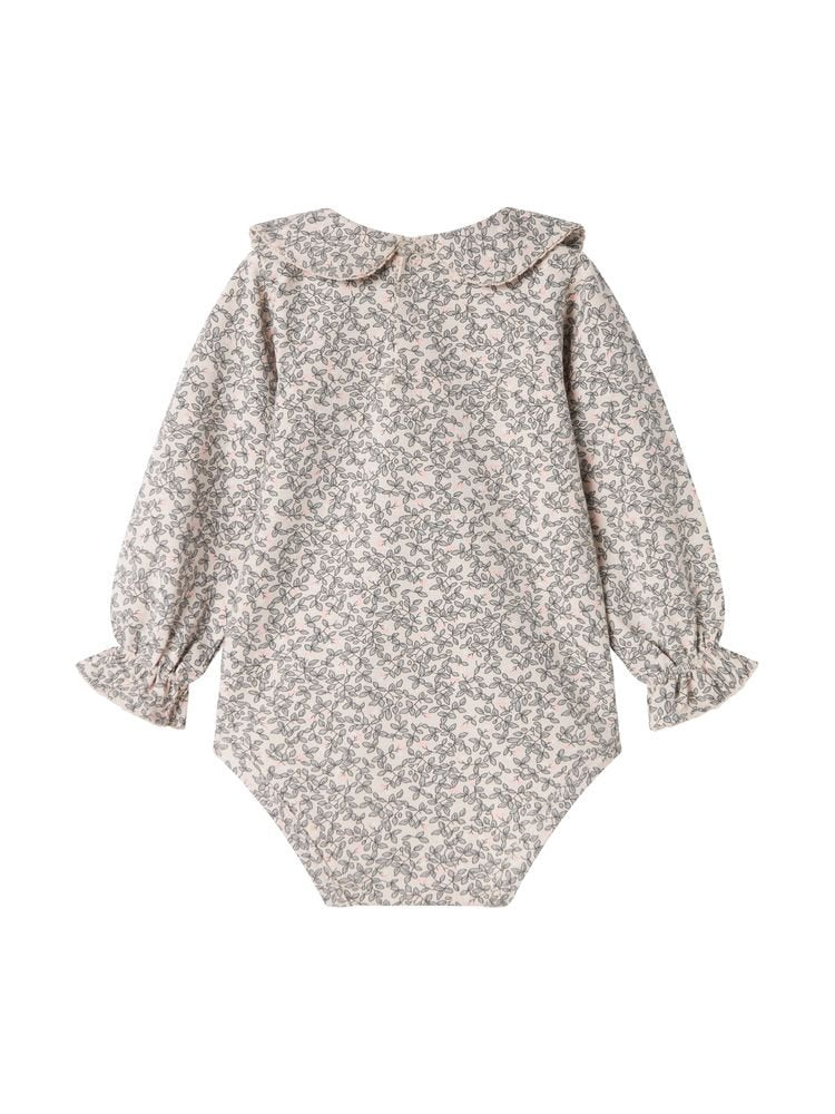 marmar copenhagen onesie - floral collared longsleeve 'brynn' - MarMar Copenhagen - Bodysuit
