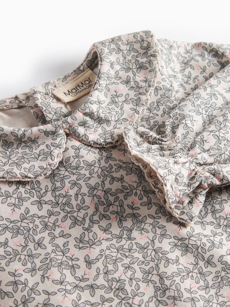 marmar copenhagen onesie - floral collared longsleeve 'brynn' - MarMar Copenhagen - Bodysuit