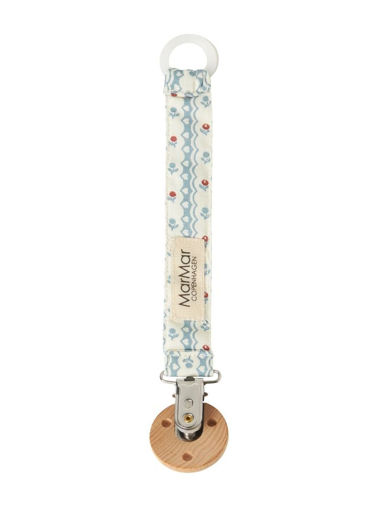 marmar copenhagen pacifier clip - striped floral 'alo' - MarMar Copenhagen - Pacifier Clip