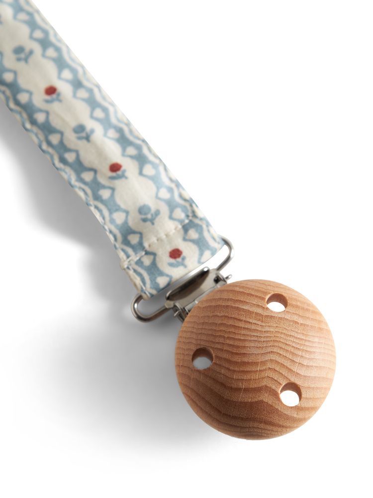 marmar copenhagen pacifier clip - striped floral 'alo' - MarMar Copenhagen - Pacifier Clip