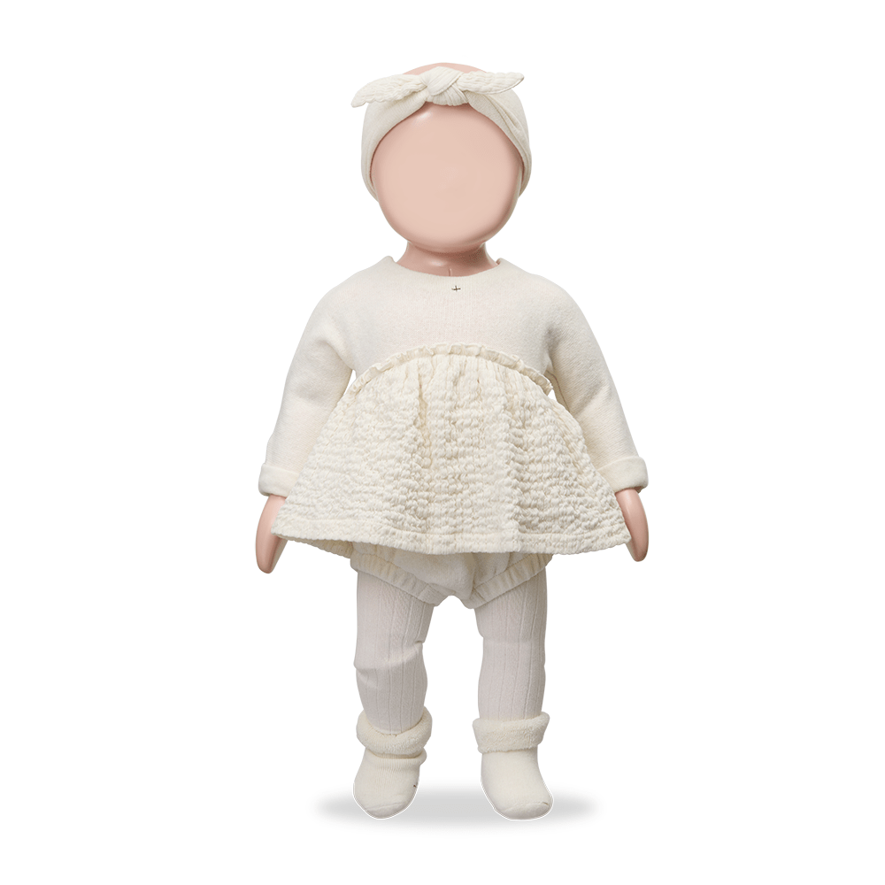 off white baby tights - 'ayara' by +1 in the family - +1 in the family - Tights