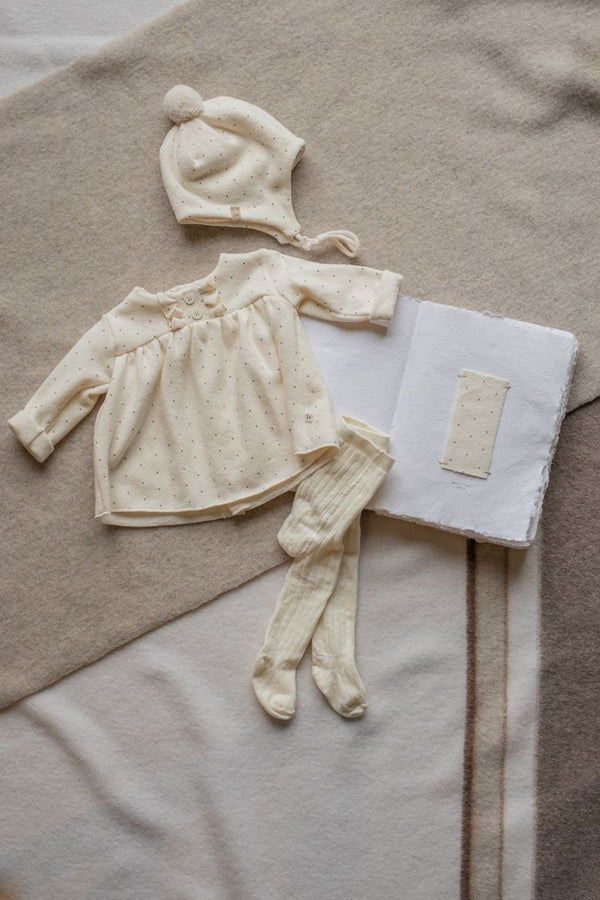 off white baby tights - 'ayara' by +1 in the family - +1 in the family - Tights
