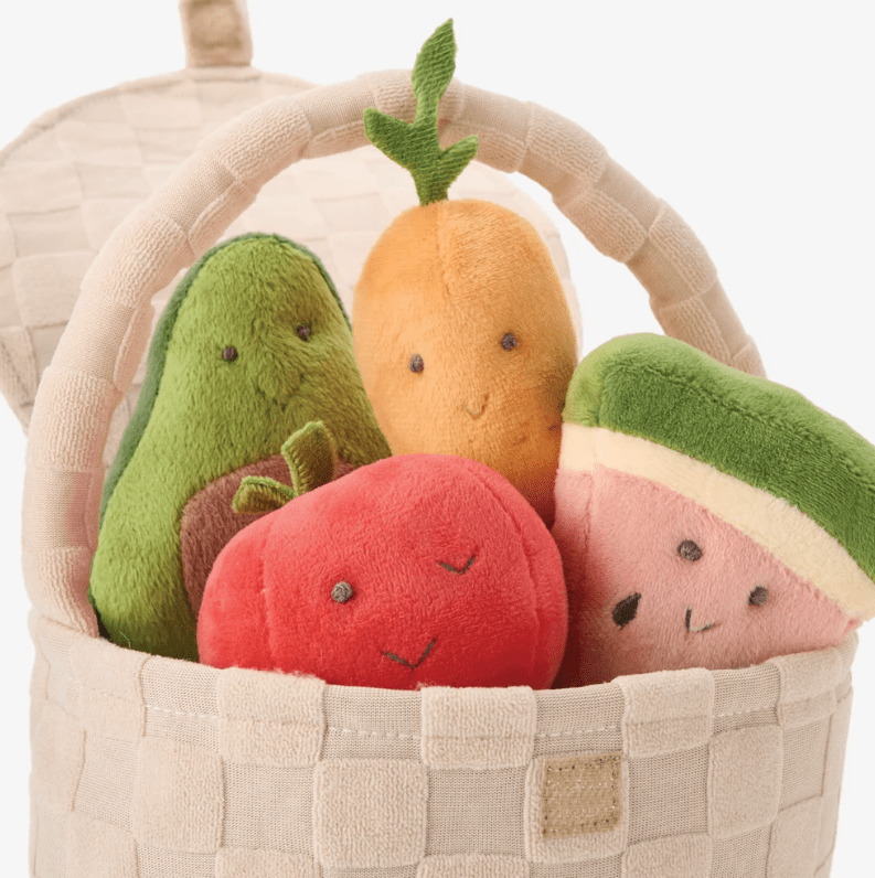 plush picnic basket activity set - Elegant Baby - Toy