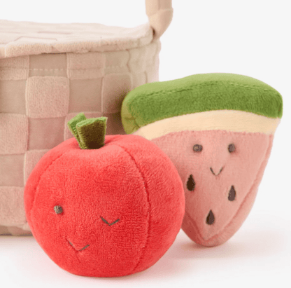 plush picnic basket activity set - Elegant Baby - Toy