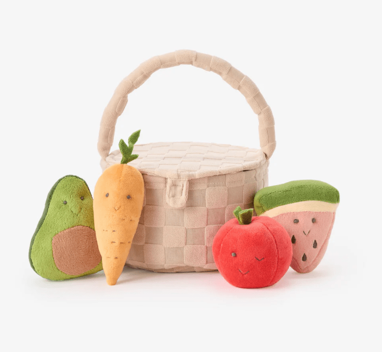 plush picnic basket activity set - Elegant Baby - Toy