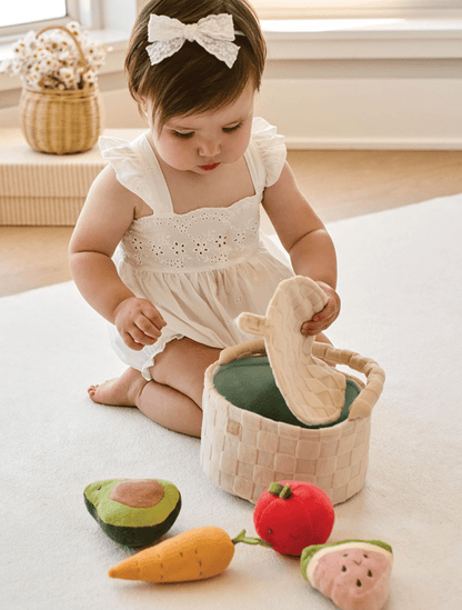 plush picnic basket activity set - Elegant Baby - Toy