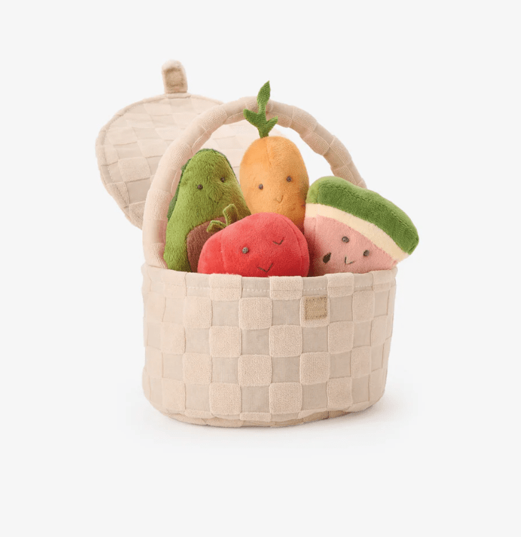 plush picnic basket activity set - Elegant Baby - Toy