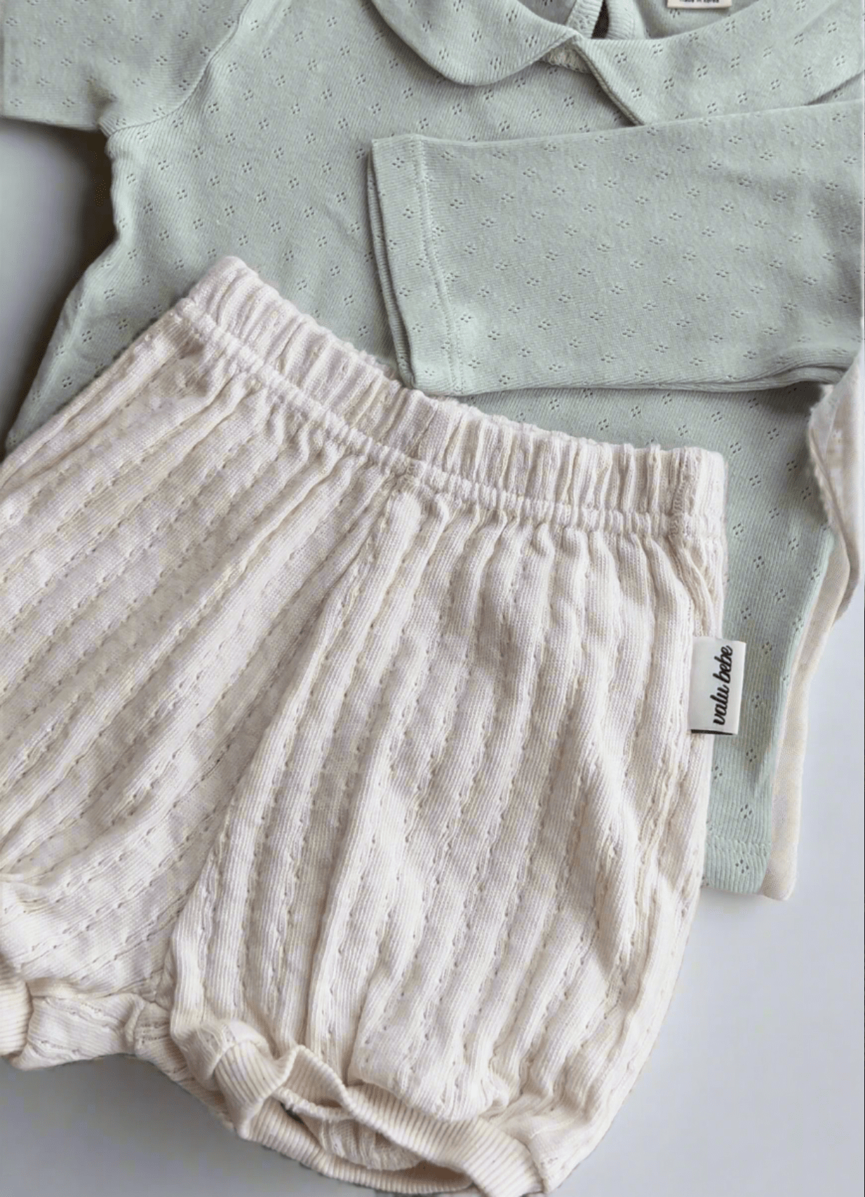pointelle bloomers - chocolate & ivory "coy" - Valu Bebe - Bloomers