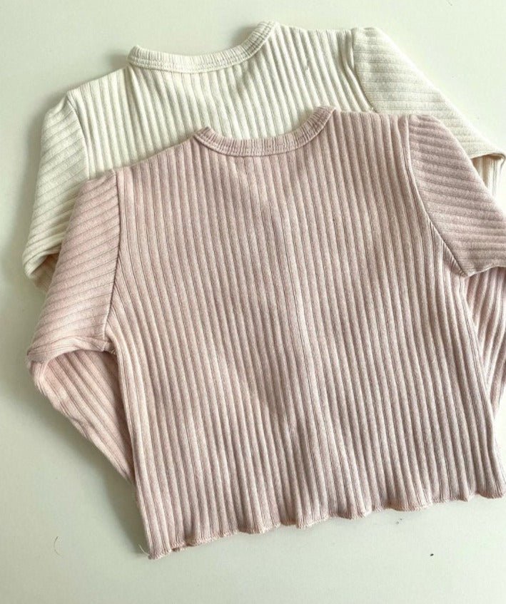 Rib Cardigan - Cream - Reve Kid - 