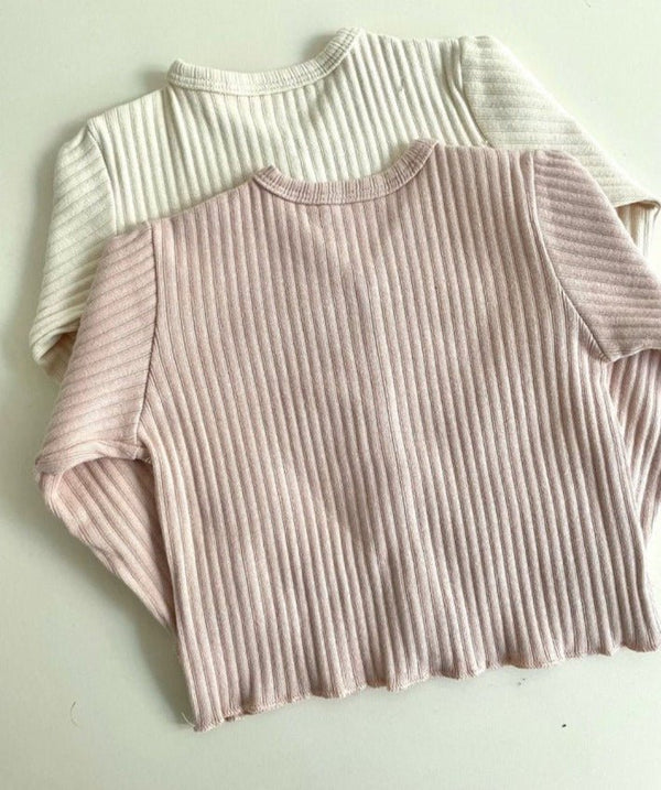 Rib Cardigan - Cream - Reve Kid - 