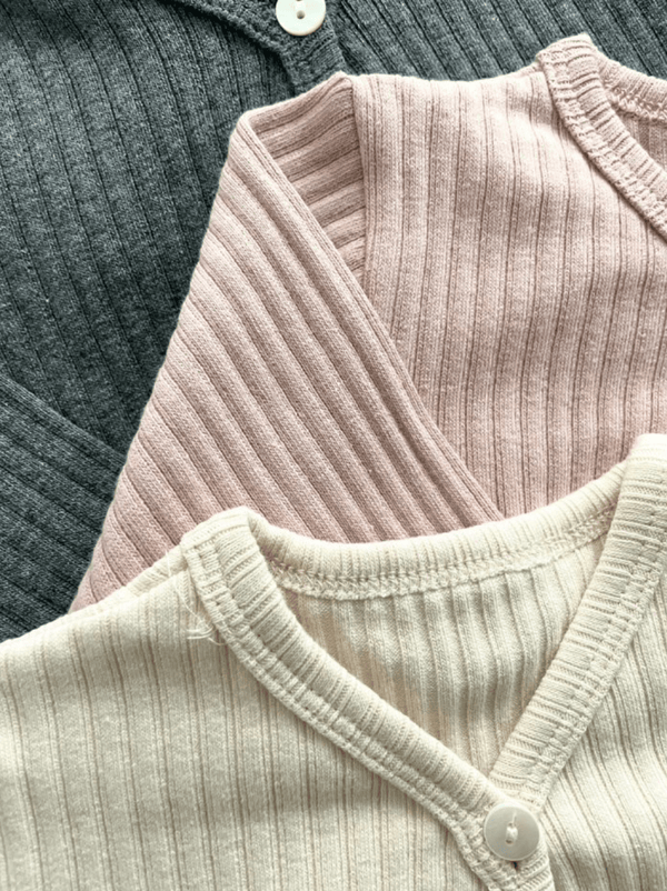 Rib Cardigan - Grey - Rama Baby - 