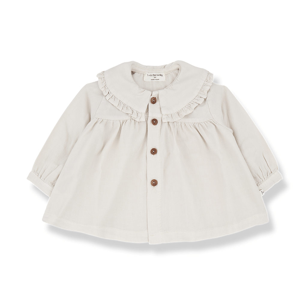 rice collared blouse - 'jade' by +1 in the family - +1 in the family - Top