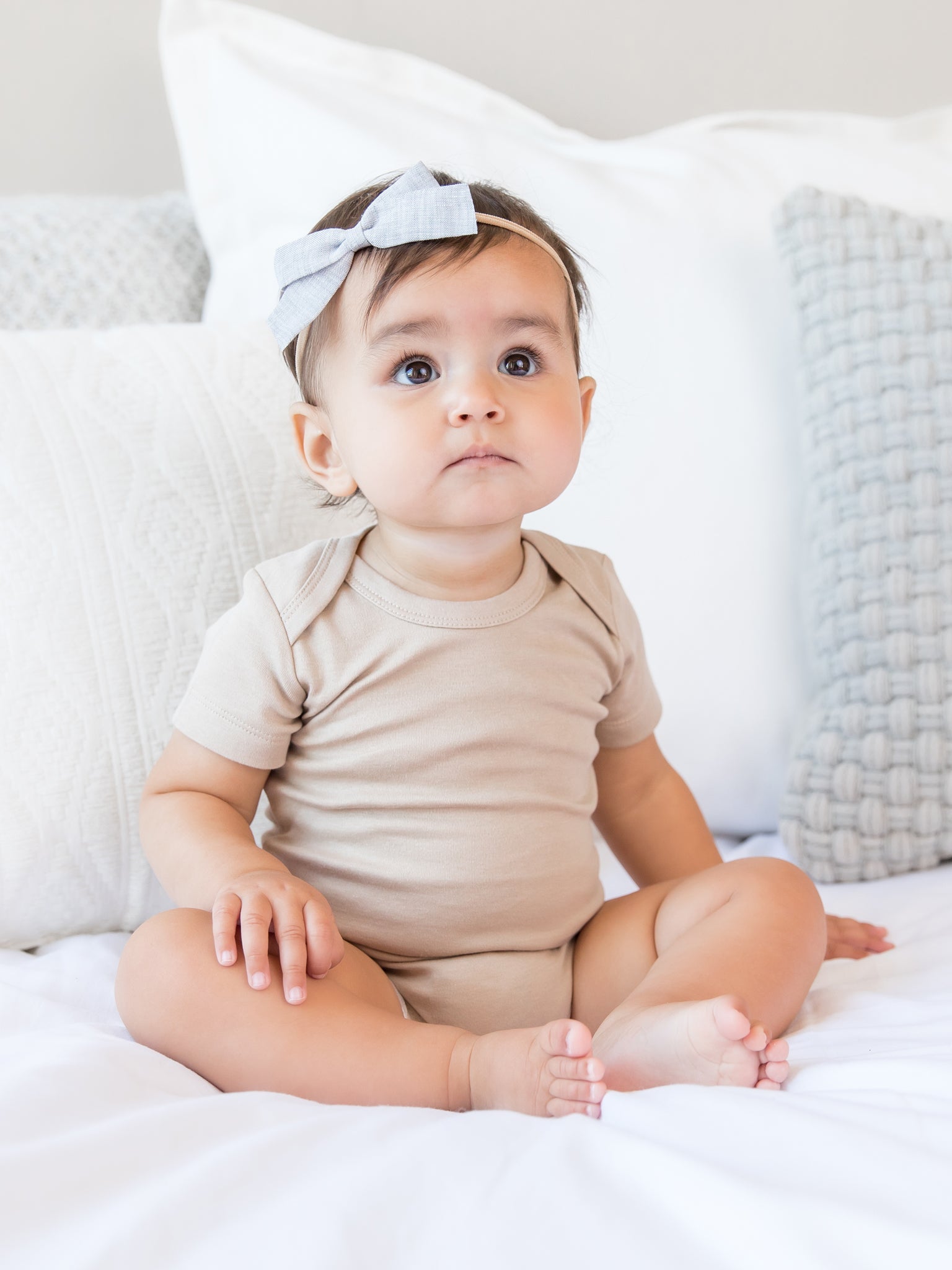 short sleeve bodysuit - clay "classic" - Colored Organics - 
