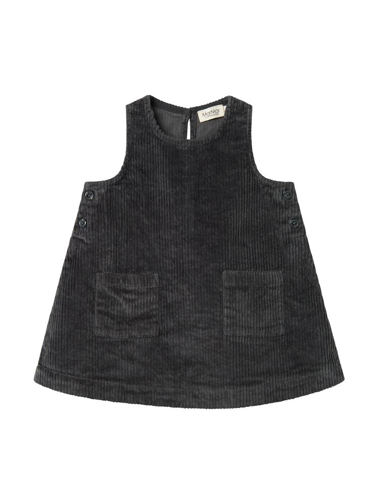 short sleeve corduroy dress - night 'doka b' - marmar copenhagen - MarMar Copenhagen - 